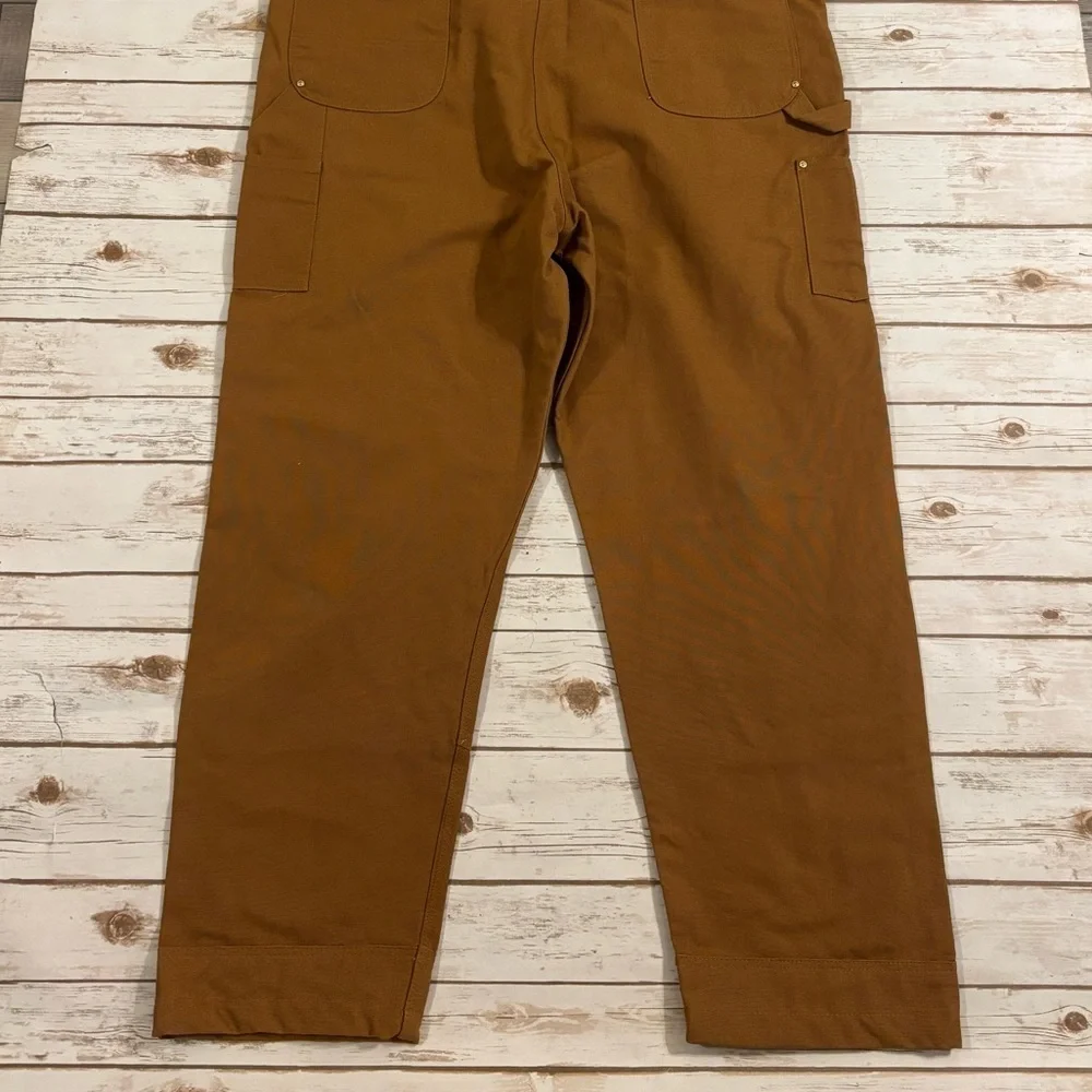 CARHARTT RELAXED FIT DUCK BIB OVERALL CARHARTT BROWN 46X34